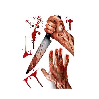 Imagen de Decoración Vinilo Halloween Brazos con Sangre