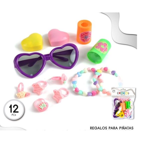 Imagen de Juguetes Relleno Piñata Infantil Niña (12 uds.)