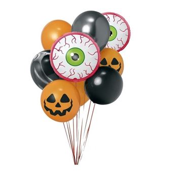 Imagens de Globos Bouquet Halloween surtido (10uds)
