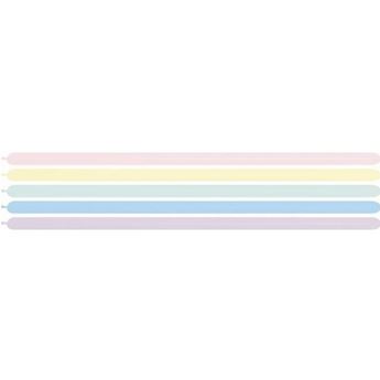Picture of Globos Moldeables 260 Colores pastel 5cm X 150cm Sempertex 260-600 (50)