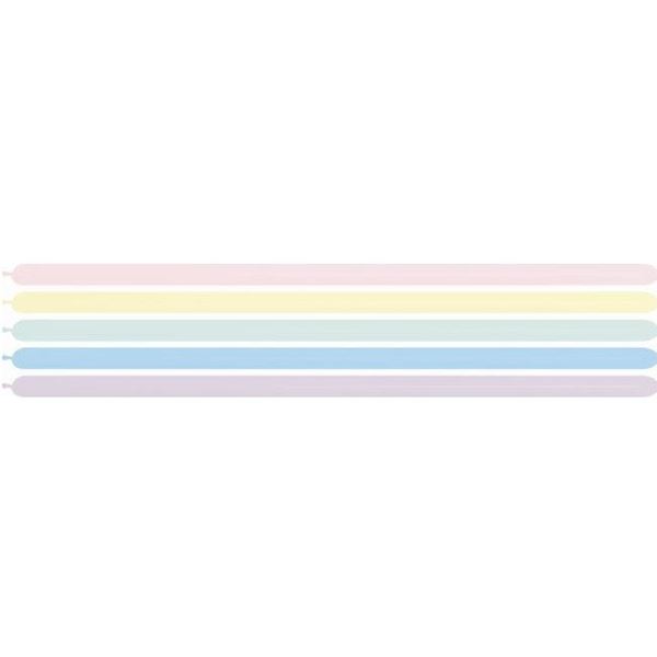 Picture of Globos Moldeables 260 Colores pastel 5cm X 150cm Sempertex 260-600 (50)