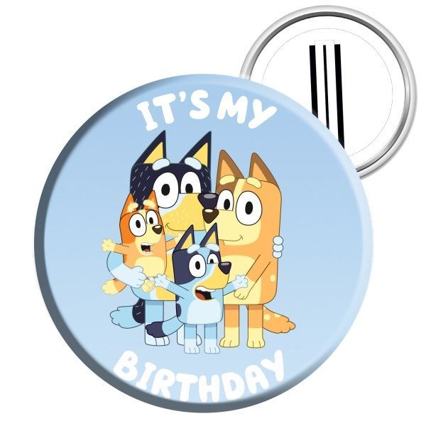Imagens de Chapa Bluey Cumpleañero (6cm)