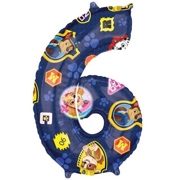 Picture of Globo de La Patrulla Canina Número 6 (66cm)