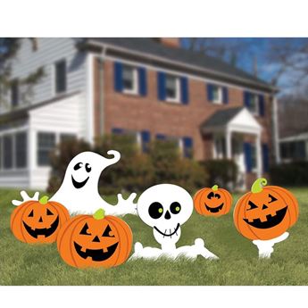 Imagen de Decoraciones Halloween Infantil para Jardín (6 uds.)