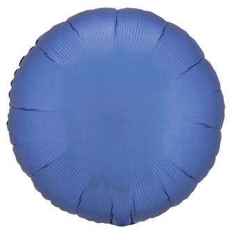 Imagen de Globo Círculo Azul Satín (45cm)