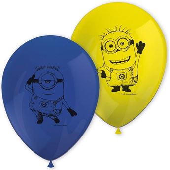 Picture of Globos de Los Minions Divertidos Látex (8 unidades)