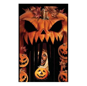 Imagen de Cortina Tela Puerta Calabaza Halloween (240cm)
