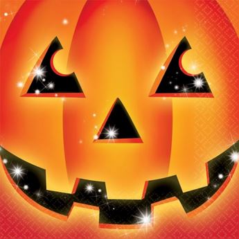 Picture of Servilletas Calabaza Halloween 33cm (16 uds.)