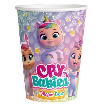 Imagens de Vasos de Bebés Llorones cartón 250ml (8 unidades)
