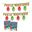 Picture of Guirnalda Feliz Navidad cartón con Globos (2m)