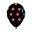 Picture of Globos Negros Lunares Neón Látex (12 unidades)