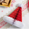 Imagens de Decorado colgante Gorro Santa panal 30cm (1 ud.)