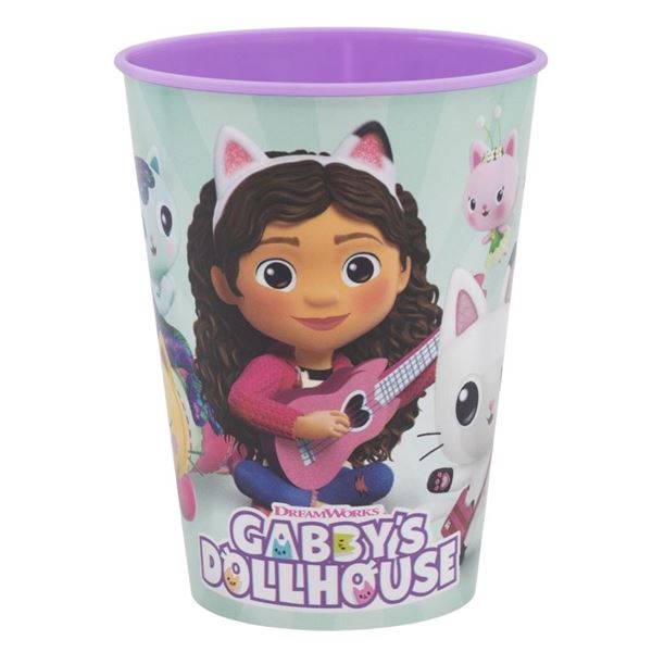 Picture of Vaso de La Casa de Muñecas de Gabby Plástico Duro Reutilizable 260ml (1 unidad)