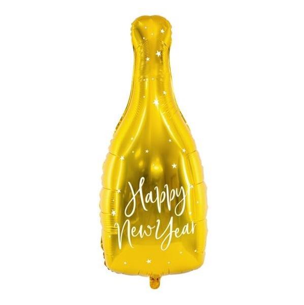 Imagen de Globo Botella Dorada Happy New Year (81cm)