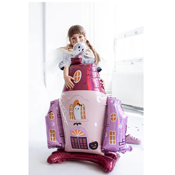 Imagen de Globo Haunted House Halloween con Base sin Helio (94cm)
