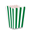 Picture of Caja Palomitas con Rayas Verde 12cm