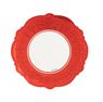 Picture of Platos Blancos Liberty Borde Rojo cartón 21cm (8 uds.)