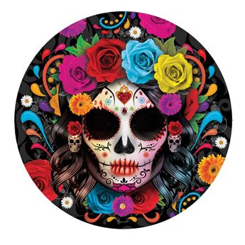 Imagen de Platos Catrina cartón 23cm (6 uds.)