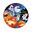 Imagen de Platos Halloween Calabaza Infantil cartón 23cm (6 uds.)