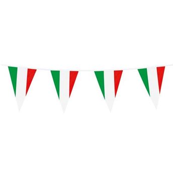Imagen de Banderín Bandera Italia plástico (10m)