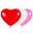 Imagen de Globos Corazón Forma Surtidos 12cm R6-FCORS (50)