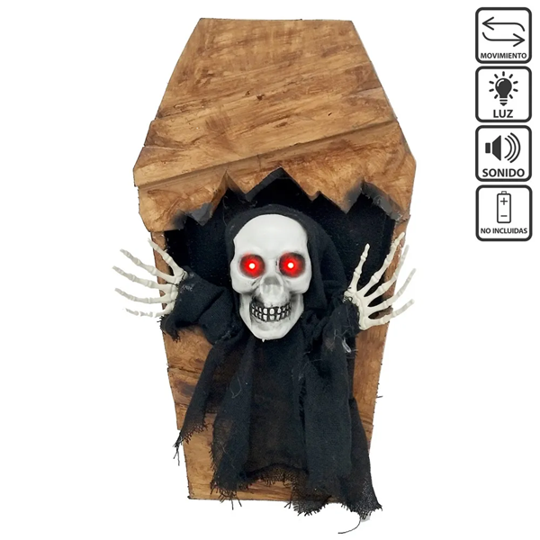 Picture of Decorado Ataúd Esqueleto Halloween