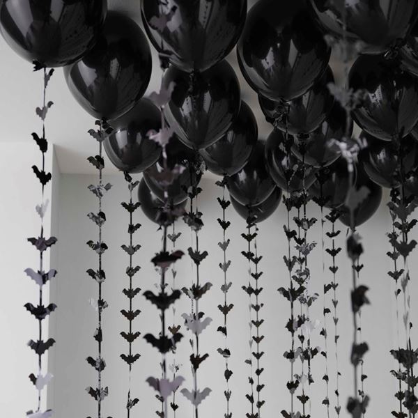 Imagens de Decorado Halloween Globos con Murciélagos (35uds.) 