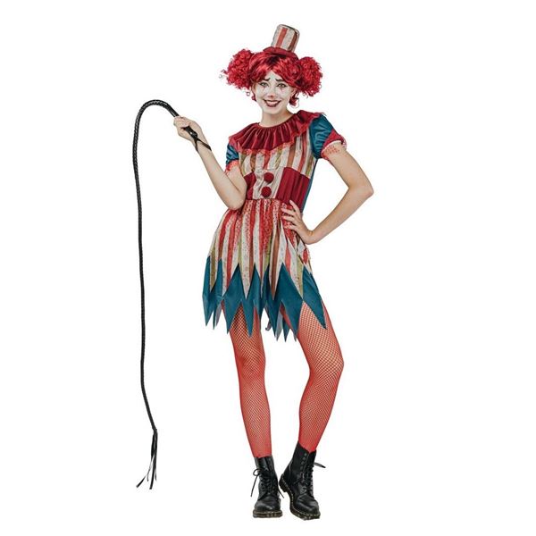 Imagens de Disfraz Payaso Asesino Vintage Mujer (Talla S-M)