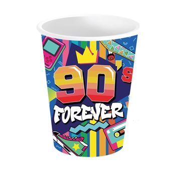Picture of Vasos Años 90 Forever cartón (6 unidades)