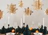 Picture of Decorados Colgantes Copos de Nieve Dorados (6 uds.)