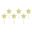 Picture of Topper Cupcake Estrellas Doradas 11.5cm (6 uds.)