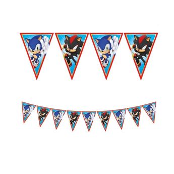 Picture of Banderín de Sonic SEGA cartón (3m)
