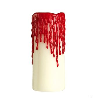 Imagen de Vela Cera Ensangrentada Halloween (10cm)