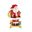 Imagen de Globo Santa Claus con Base Pie Aire (110cm)