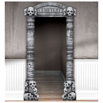 Picture of Decorado pared puerta entrada cementerio 114.3cm x 215.3cm
