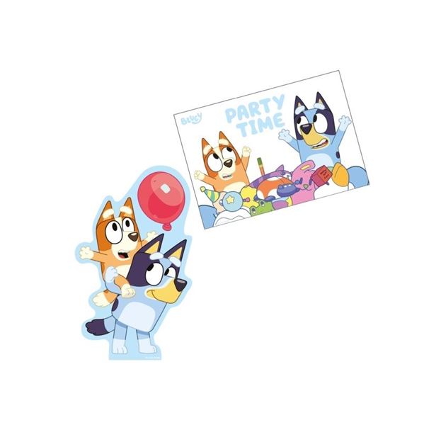 Imagen de Invitaciones Bluey Cumpleaños (8 uds.)