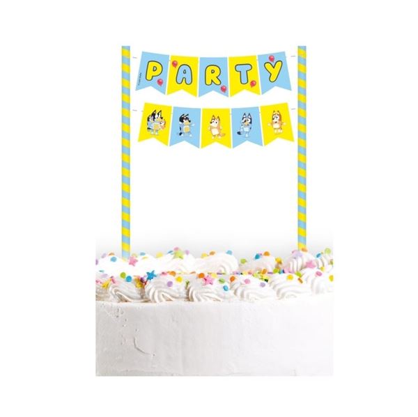 Topper Tarta de Bluey✔️ por sólo 3,69 €. Envío en 24h. Tienda Online.  . ✓. Artículos de decoración para Fiestas.