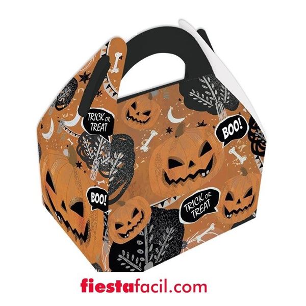 Imagen de Caja Chuches Happy Halloween Scary cartón (1 unidad)