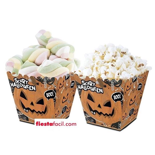 Picture of Cajas Palomitas Happy Halloween cartón (6 unidades)