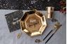 Picture of Platos Año Nuevo Golden cartón 23cm (10 unidades)