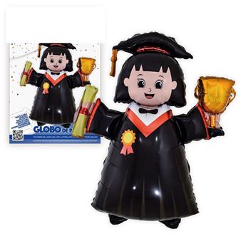 Imagen de Globo Forma Niña Graduación 97cm