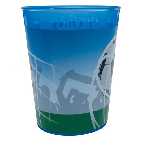 Imagen de Vaso Fútbol Plástico Duro Reutilizable 250ml (1 unidad)