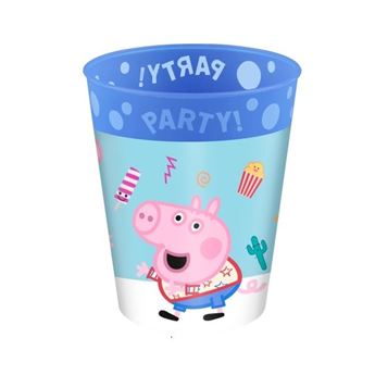 Imagen de Vaso Peppa Pig Party Plástico Duro Reutilizable 250ml (1 unidad)