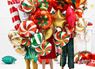 Imagens de Globo Caramelo Rojo y Blanco Navideño (35cm)