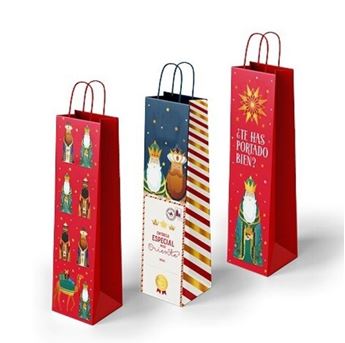 Bolsa Regalo Reyes Magos Surtida papel (24cm x 18cm)✓ por sólo 1,13 €.  Tienda Online. Envío en 24h. . ✓. Artículos  de decoración para Fiestas.