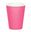 Imagen de Vasos Rosa cartón 266ml (8 unidades)