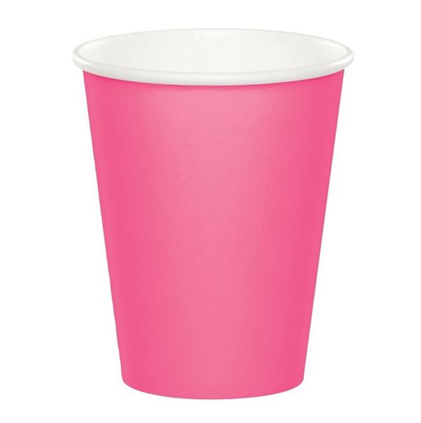 Imagens de Vasos Rosa cartón 266ml (8 unidades)