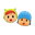 Imagens de Caretas Pocoyó y Nina cartón (6 unidades)