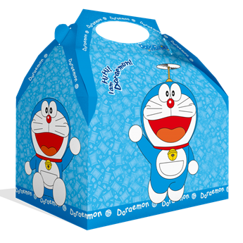 Picture of Caja Doraemon Cumpleaños cartón 16x10x16cm (1 unidad)
