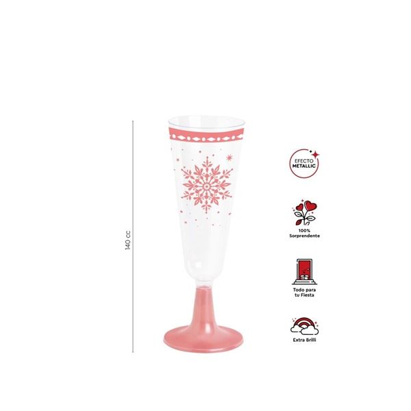 Imagens de Copas Cava Nieve Reutilizables 150cc (4 uds.)